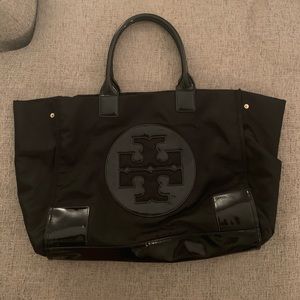 Tory Burch Ella Patent Nylon Tote - LG
